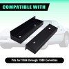 OLIMPOCICLI 1984-1989 Corvette Armrest Filler Pull Right Hand Plastic, 2pcs