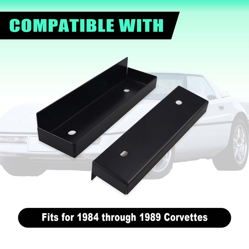 OLIMPOCICLI 1984-1989 Corvette Armrest Filler Pull Right Hand Plastic, 2pcs