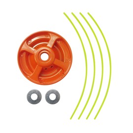 Hevituwhe 2025 Universal Grass Trimmer Head Brush Cutter Head Part Kit, Weed Trimmer Head w/ 4-Wire Replacement Fit for Craftsman & Fit for Husqvarna Weedeater