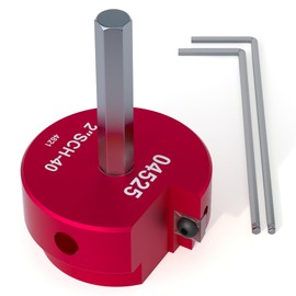 APIOLO Pvc Pipe Reamer 2 lnch, Pvc Reamer, Pvc Socket Saver 2 Inch with 0.43IN Hex Shaft, Pvc Fitting Saver, Pvc Socket Saver, for SCH40 PVC, ABS PVC Pipe, CPVC Fitting, Fit for Standard 1/2" Drill