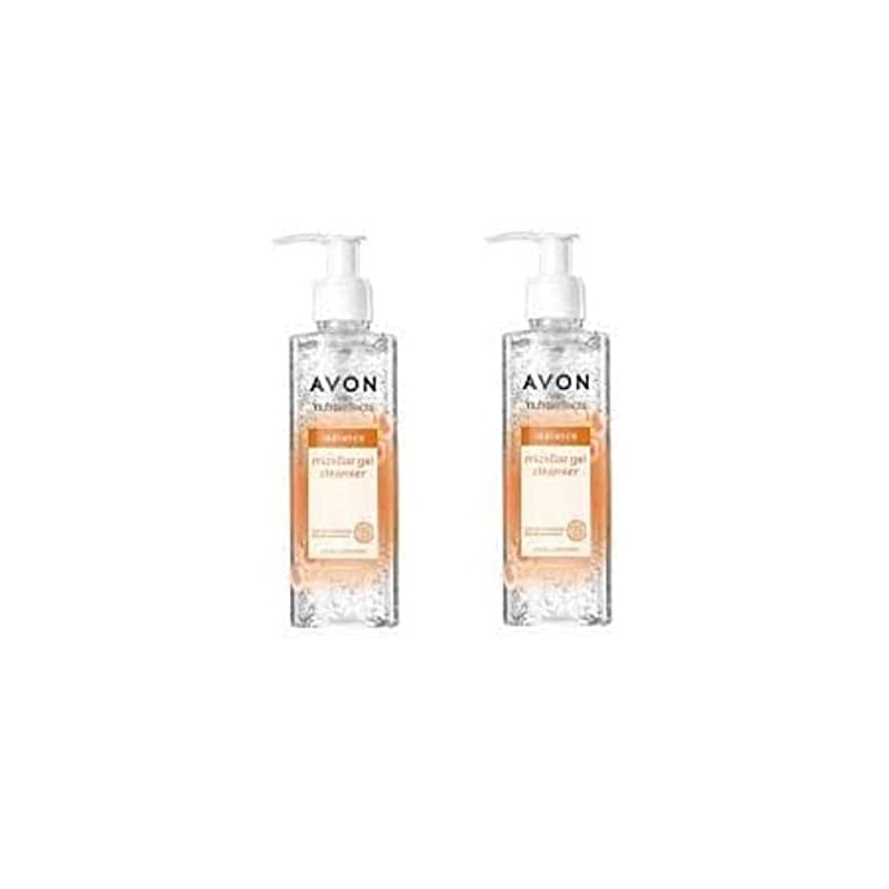 Nutra Effects Radiance Micellar Gel Cleanser 2 x 195ml (Pack