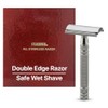Feather All Stainless Steel Double Edge Shaving Razor