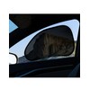 QWORK® 2 piece car sunshade with suction cup, car sun