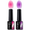 Calapia One Step Perfect Gel Syrup Gel Nail Set, 1 Set, 01. Pink Punch + Purple Berry / 칼라피아 원스텝 퍼펙트젤 시럽 젤네일 세트, 1세트, 01. 핑크펀치 + 퍼플베리