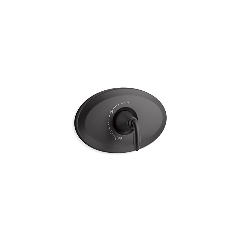Kohler K-TS21946-BL Remodel Rite-Temp Valve Trim, Matte Black