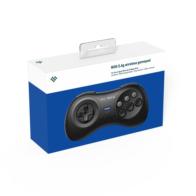 8Bitdo M30 2.4G Wireless Gamepad for the Original Sega Genesis