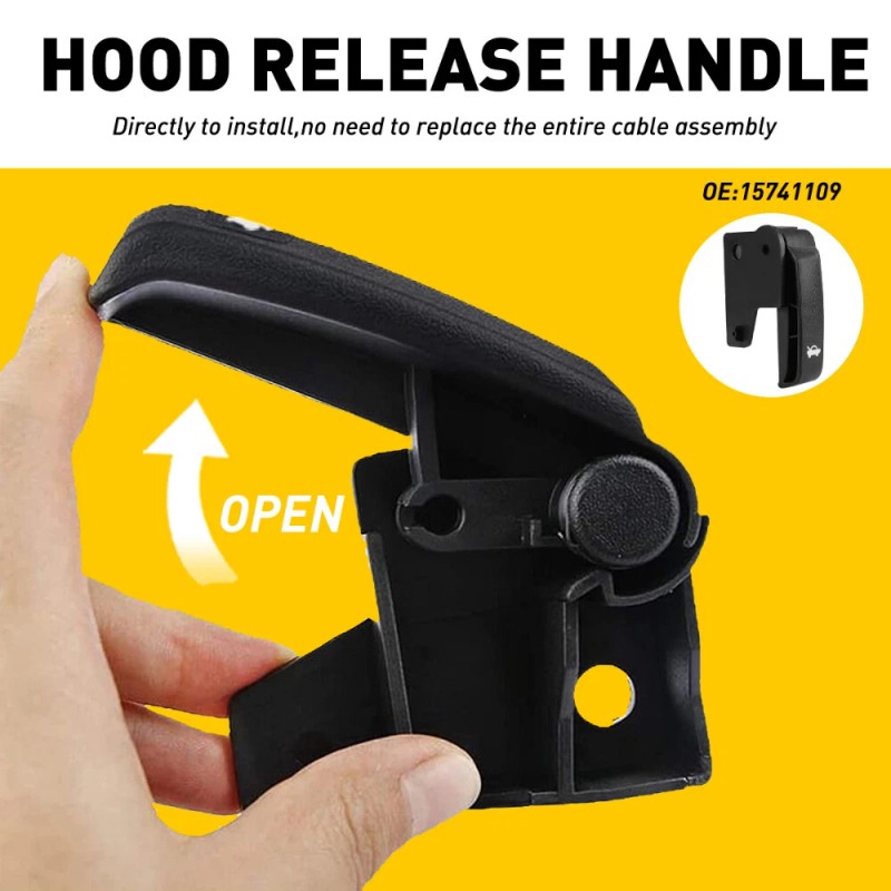 autosparemart Hood Release Handle for 2000-2006 Chevy GMC C/K Truck