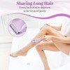 Glow Aura Womens Shaver 2 in 1, Dual Head Shaver