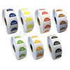 Set of 7 Rolls - Day Dot Food Stickers -