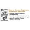 Decor Grates WS212-N 2-Inch by 12-Inch Wood Scroll Floor Register,
