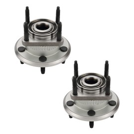 PHILTOP 2 PCS 512302 Rear Wheel Bearing Hub Assembly for 2005-2010 Jeep Grand Cherokee, 2006-2010 Jeep Commander 5 Lugs