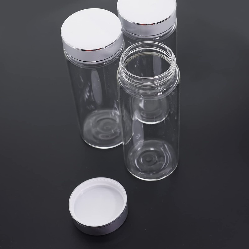 MEETGIFT 3 x 150 ml preserving jars with lid jars