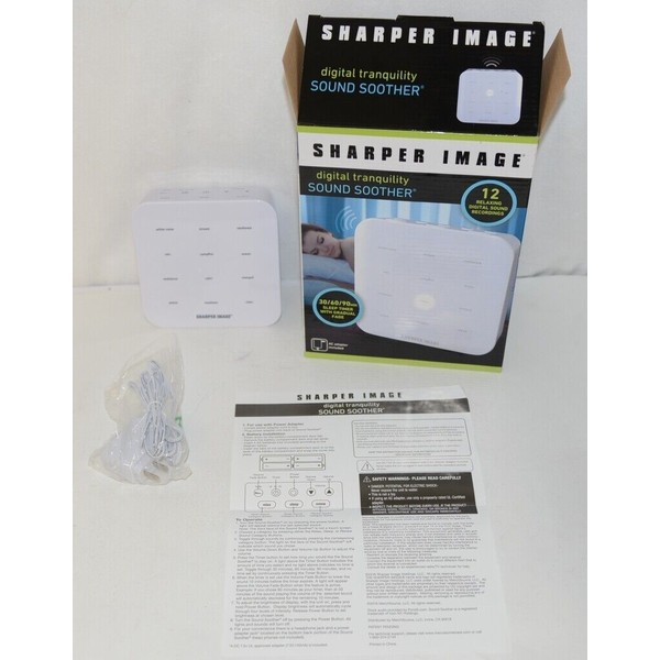 Sharper Image 1520023 Digital Tranquility Sound Soother 12 Relaxing Recordings