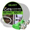 GearIT - Cable Ethernet Cat6 para exteriores con revestimiento de