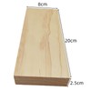 6 x Rectangle Wooden Boards Unfinished Wood Blocks for Crafts