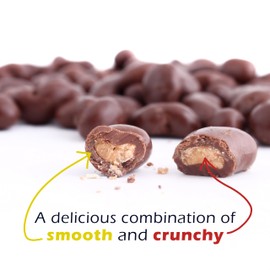 Platinum - Chocolate Coated Cashews 12 oz Resealable Pouch | Chocolate Candy Covered Flavored Cashew, Roasted Nuts | Individual Snack Packs for On the Go, Work, School, Valentines Day