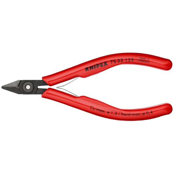 Knipex 75 22 125 Electronics Diagonal Cutters 4,92" with small