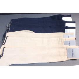 NAVY 6 pair 10-13 Knee high Socks Men's Over the Calf Cotton Blend Socks  navy