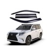 WhiteDeer ZH Durable Window Deflectors Rain Guards for Lexus GX-460