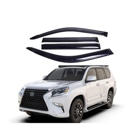 WhiteDeer ZH Durable Window Deflectors Rain Guards for Lexus GX-460 2010 2011 2012 2013 2014 2015 2016 2017 2018 2019 2020 2021 2022 2023 Side Visor 4 Pieces Thickened………