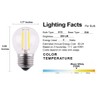 OPALRAY Dimmable A15 Style Mini LED Globe Bulb with LED