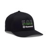 Fox Racing Mens Fox X Kawi Flexfit Hat, Black