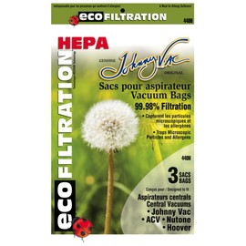 Nutone , Hoover , Canavac , Cyclovac & Mvac Central Vacuum Hepa Bag (6 per pack)