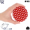 KADAX fi82 mm Screw Lid, Twist-Off Lid Set Made of