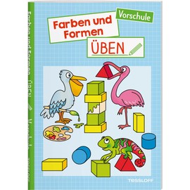Farben und Formen üben. Vorschule