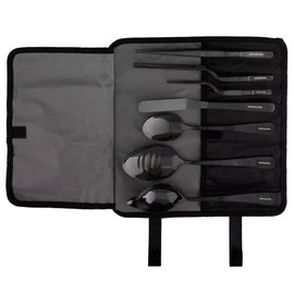 Professional Chef Plating Kit 7 Piece Kitchen Tools Set Cooking Tool Set Cooking Partner (Black)