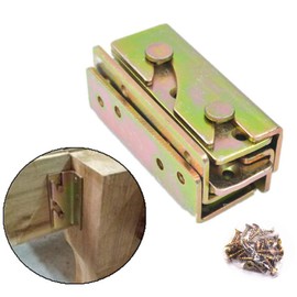 Bed Rail Bracket - Heavy Duty Non-Mortise Fasteners,Set of 4 (Screws Included)