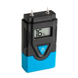 TFA Dostmann HumidCheck Mini 30.5502 Material Moisture Meter for Wood and Building Moisture Measurement with Temperature Display L 40 x W 20 x H 80 mm