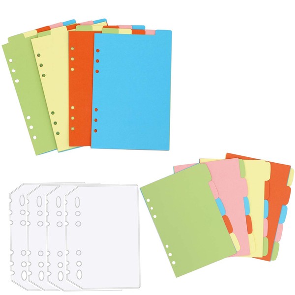 LONG TAO 12 Set A5 6 Holes Durable Colorful Loose