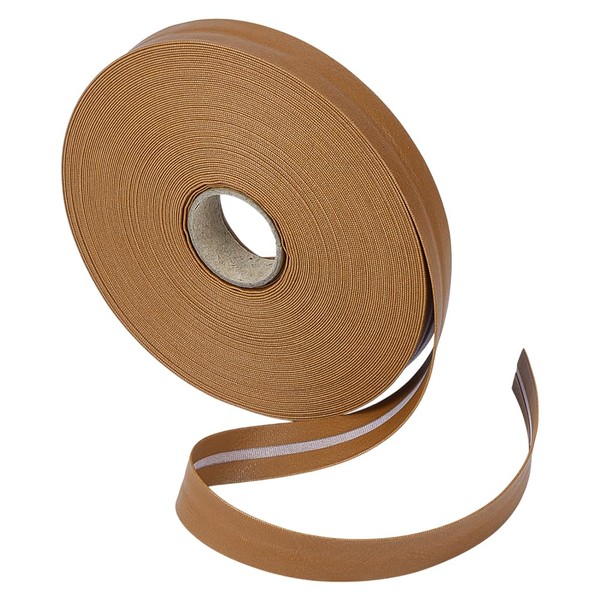 BENECREAT 25.15 Yards Peru Leather Fold Bias Tape, 3/4Inch Wide