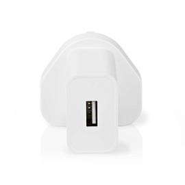 Nedis |Wall Charger | 1x 2.4 A | Number of outputs: 1 | USB-A | 12 W | Single Voltage Output