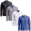 Visive Men's Oxford Shirts Long Sleeve 4 Pack Button Down