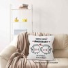 MONALET Funny 1 Year 1st Wedding Anniversary Marriage Throw Pillow
