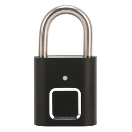 Smart Keyless Fingerprint Padlock Waterproof Biometric Prevent Theft Rechargeable USB Padlock for Backpacks Suitcases