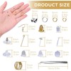 AIEX 2374 Piece Earring Making Kit for Jewellery Making and
