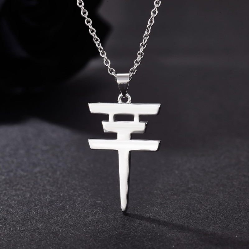 ZENRUIMING 2 Fashion Tokyo Hotel Necklaces, Minimalist Stainless Steel Tokyo