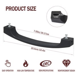 WB15X10275 Microwave Door Handle for GE Microwave AP5790514,PS8754172,26130071490 Microwave Oven Ranges Replacement Part