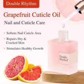 Double Rhythm Natural Cuticle Oil Revitalizing Cuticle Oil for Nails with Vitamin E Repaired Cuticles Overnight Cuticle Softener Nail Strengthener Protector for Damaged Dry Thin Nail