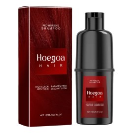 Shampoo Tinte Cabello Hoegoa Color Rojo 100ml