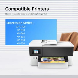 KASAT 410xl Ink cartridges 5 Pack Replacement for 410 Ink Cartridges to use for Expression XP-7100 XP-830 XP-640 XP-630 XP-635 XP-530 XP7100 Printer (Black, Cyan, Magenta, Yellow, Photo Black)