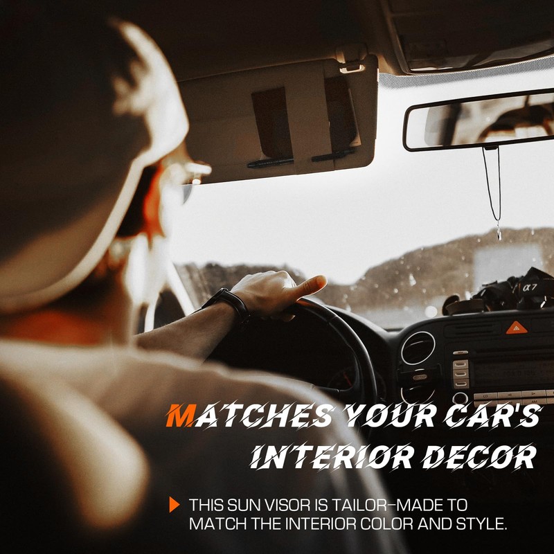 Sun Visor for 2004-2005 Toyota RAV4, Left Driver Side Beige