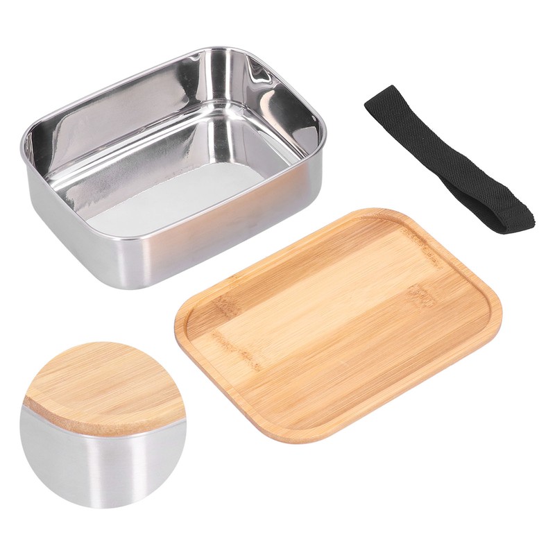 Bento Lunch Box 304 Stainless Steel Secure Bento Boxes with