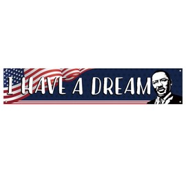I Have A Dream Banner for Fence Mlk Day Decor Martin Luther King Jr. Day Decorations and Supplies for Home Classroom Office