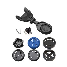 LEC MOUNT Type α Combo Mount for Canyon (H11/H36 AeroCokpit) (10 Brand Compatible) [CANYON1α+GP] Compatible with Garmin Cat Eye, Pioneer Leather-in, Wahoo, Brighton, Giant, Explover, Sigma, Polar,