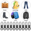 Ouligay 6pcs Replacement Zipper Pull Detachable Zipper Pull Tabs Metal
