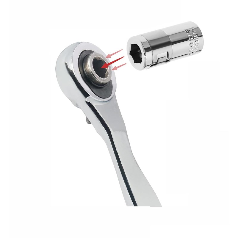 Screwdriver Bit Adapter, 2 Pcs 1/4" Square Drive To 1/4"